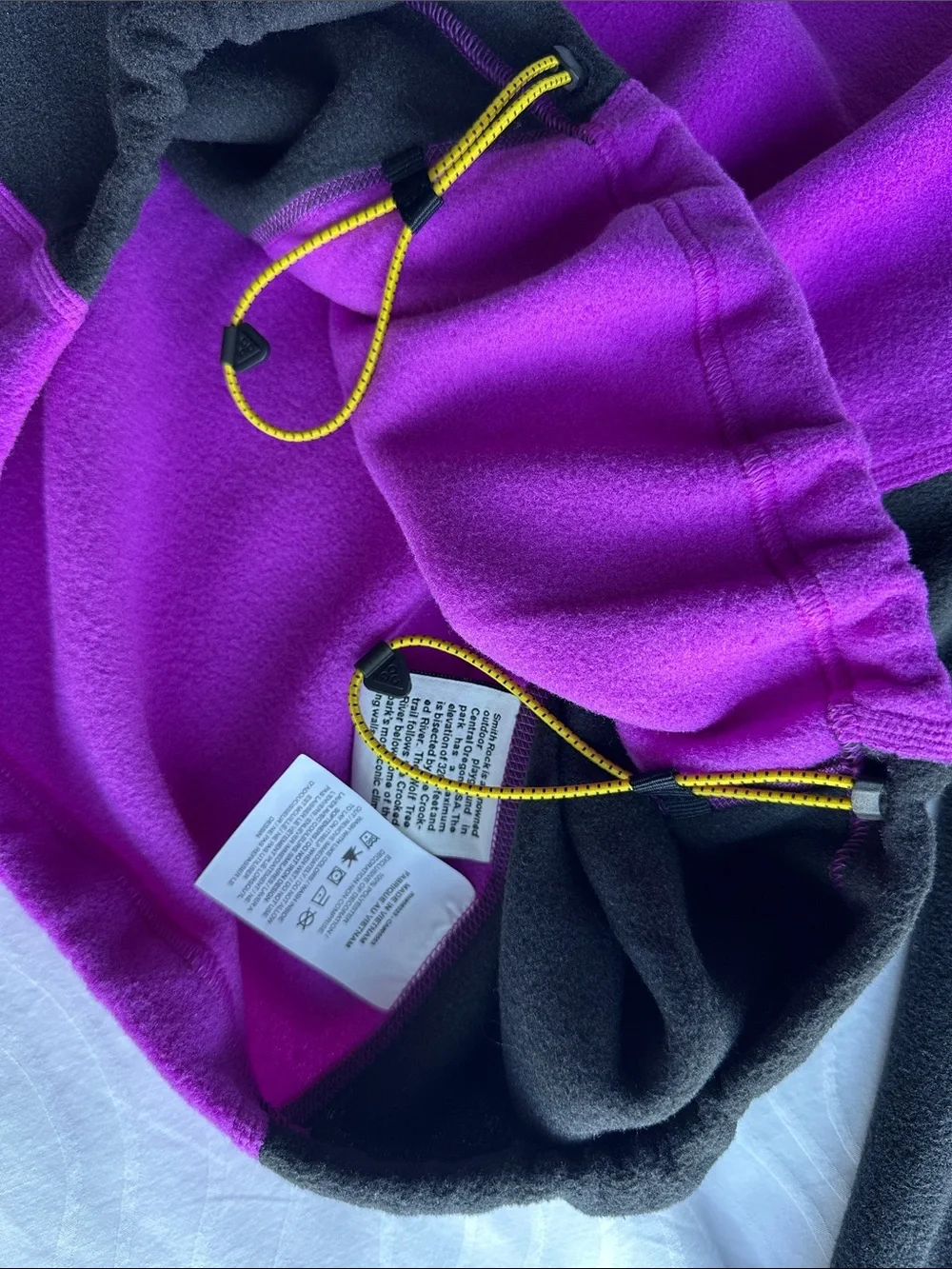 Nike ACG Purple and Black Crewneck Fleece Pullover